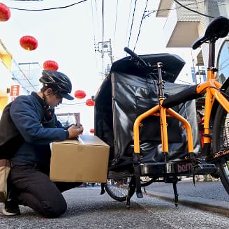 サイクルメッセンジャー・自転車便も募集中
